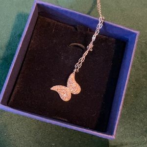Swarovski butterfly necklace
